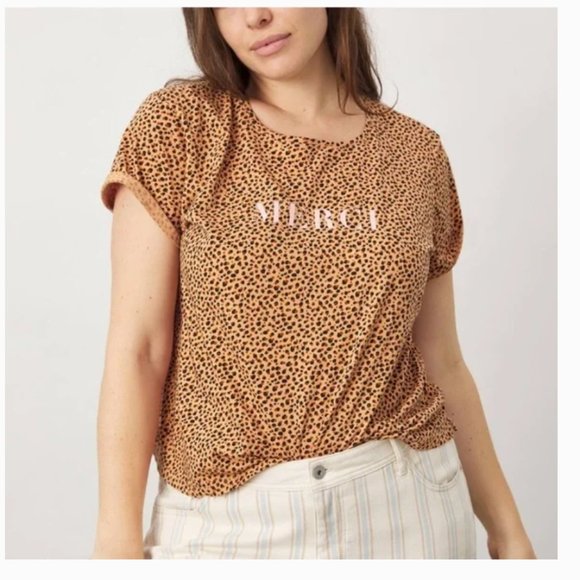 Anthropologie Tops - Anthropologie merci t-shirt